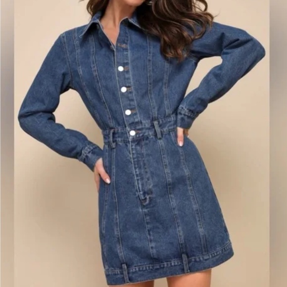 Lulus Denim dress - Picture 1 of 3